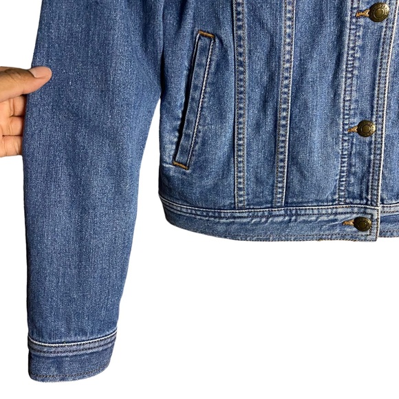 Chaps Women's Medium Indigo Denim Jacket - Picture 4 of 8